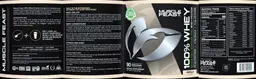 Label for 100% Whey Vanilla Flavor