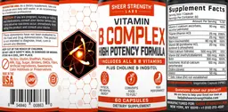 Label for Vitamin B Complex