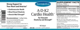 Label for A-D-K2 Cardio Health