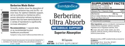 Label for Berberine Ultra Absorb