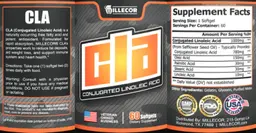 Label for CLA Conjugated Linoleic Acid