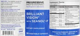 Label for Brilliant Vision with Seanol-P