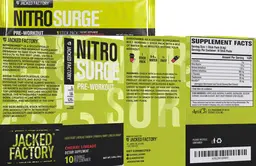 Label for Nitrosurge Cherry Limeade