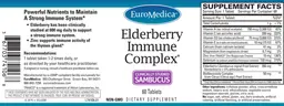 Label for Elderberry Immune Complex