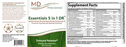 Label for Essentials 5 in 1 DR