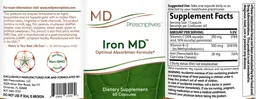 Label for Iron MD