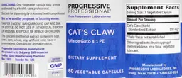 Label for Cat's Claw