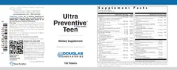 Label for Ultra Preventive Teen
