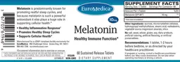 Label for Melatonin 10 mg