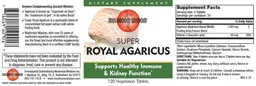 Label for Super Royal Agaricus