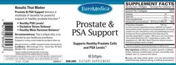 Label for Prostate & PSA Support