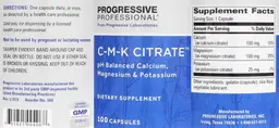 Label for C-M-K Citrate
