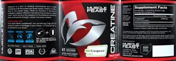 Label for Creatine Fruit Punch Flavor