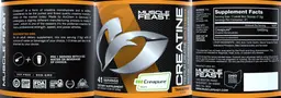 Label for Creatine Tangerine Flavor