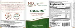 Label for Osteo MD