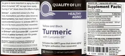 Label for Turmeric