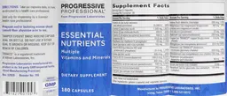 Label for Essential Nutrients