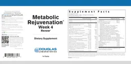 Label for Metabolic Rejuvenation Week 4 Renew