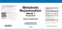 Label for Metabolic Rejuvenation Week 1 Preparation