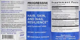 Label for Hair, Skin, and Nail Resilience