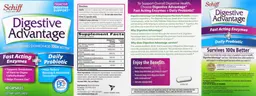 Label for Fast Acting Enzymes + Daily Probiotic