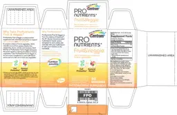 Label for Fruit & Veggie