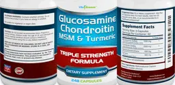 Label for Glucosamine Chondroitin MSM & Turmeric