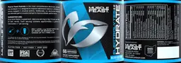 Label for Electrolytes++ Hydrate Blue Ice Pop Flavor