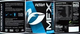 Label for MFX PRE Blue Ice Pop Flavor