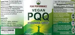 Label for PQQ