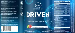 Label for Driven Strawberry-Kiwi Flavored