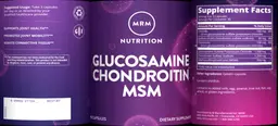 Label for Glucosamine Chondroitin MSM