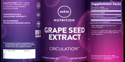 Label for Grape Seed Extract