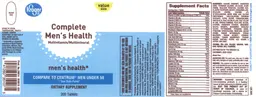 Label for Complete Men's Health