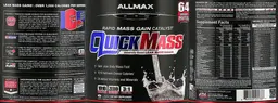 Label for QUICKMASS Cookies & Cream