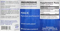 Label for Mag-K