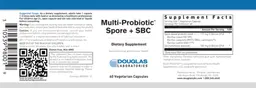Label for Multi-Probiotic Spore + SBC