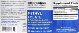 Label for Methyl Folate