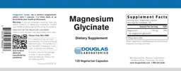 Label for Magnesium Glycinate