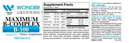 Label for Maximum B-Complex B-100