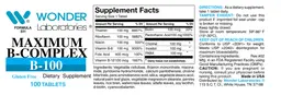 Label for Maximum B-Complex B-100