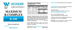 Label for Maximum B-Complex B-100