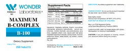 Label for Maximum B-Complex B-100
