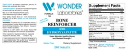 Label for Bone Reinforcer