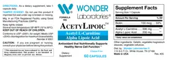 Label for AcetyLipoic