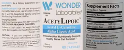 Label for AcetyLipoic