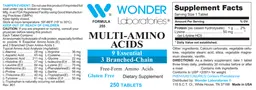 Label for Multi-Amino Acids