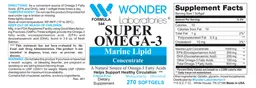 Label for Super Omega-3