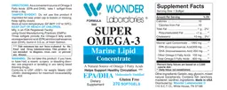 Label for Super Omega-3