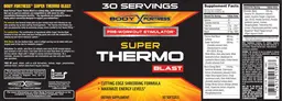 Label for Super Thermo Blast